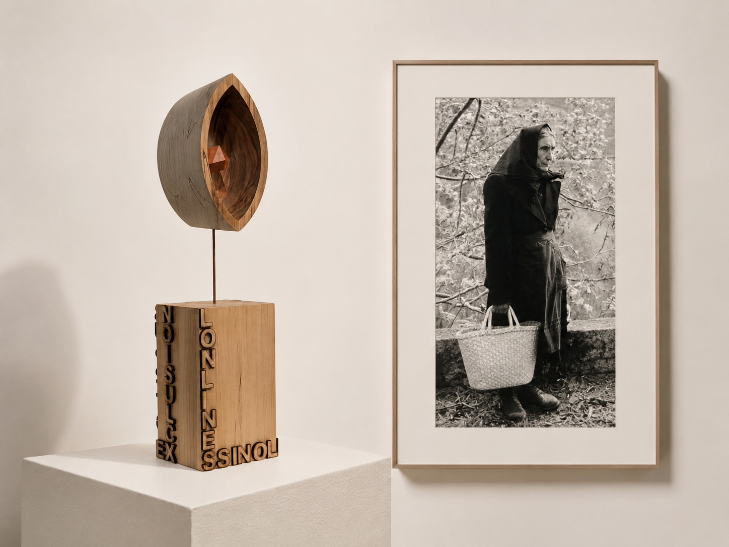 Loneliness, mixed-media artwork by Fernando Guérard